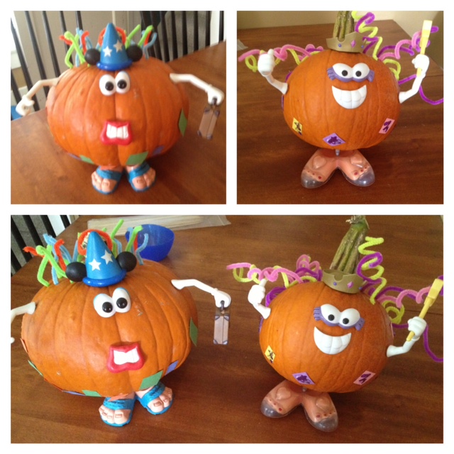 Mr potato head pumpkin best sale push ins